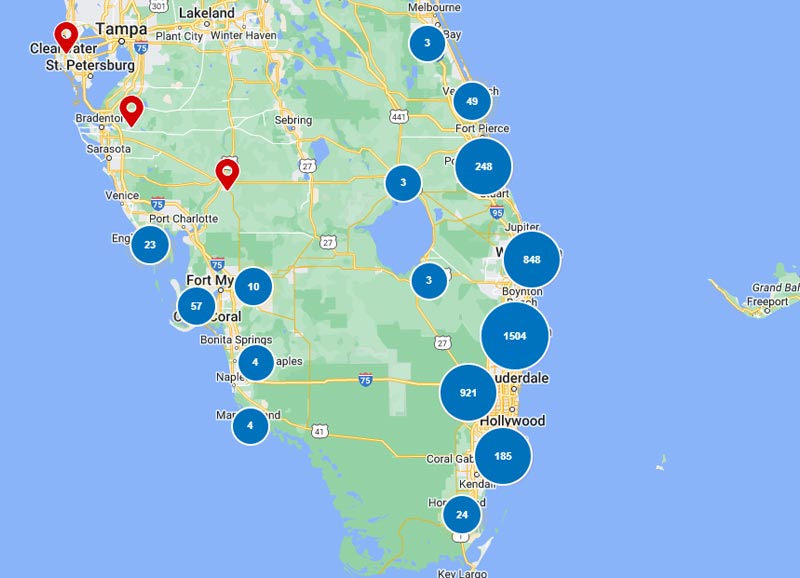 Service Areas